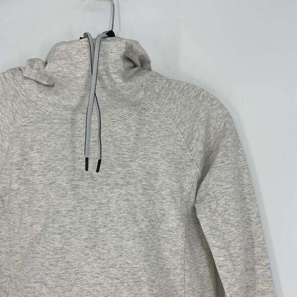 Athleta Light Gray Hooded Sweatshirt Size XS - Picture 4 of 7